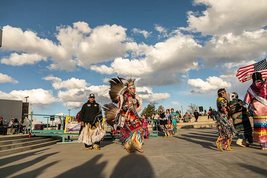 San Juan College annual powwow. Native American Studies at SJC is rooted in rich culture and Dine traditions, language and customs like the powwow.